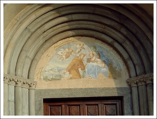 Antica Pieve di S. Germano (Chiesa dei Cappuccini) - affresco